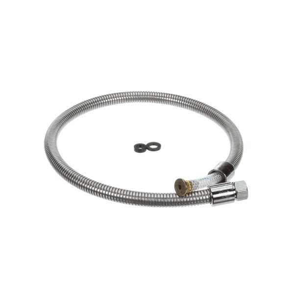 (image for) T&S Brass B-0040-H2A HOSE, 40 FLEXIBLE STAINLESS STEEL, LESS